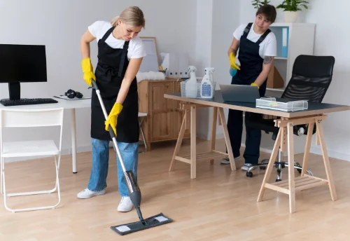 Nettoyage de bureau professionnel à Pléboulle